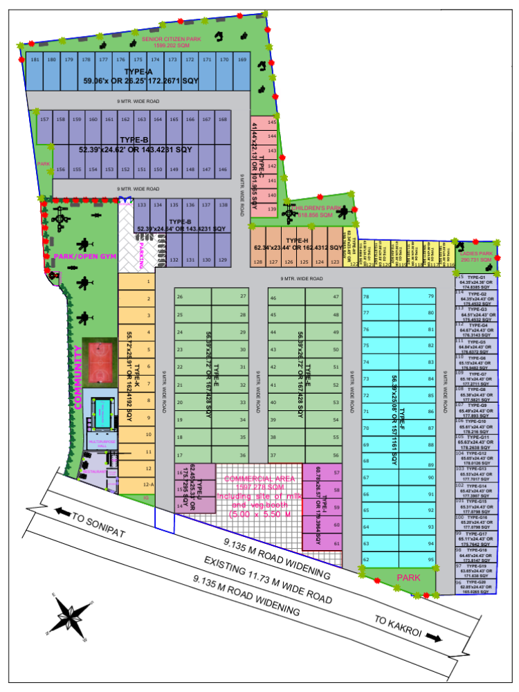 Project Plan for Deen Dayal Affordable Plot